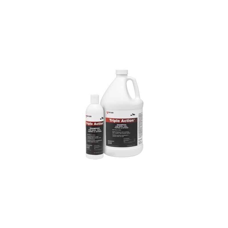 Vet Kem Flea And Tick Triple Action Shampoo 12oz