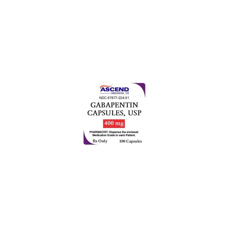 Gabapentin Caps 400mg 100ct