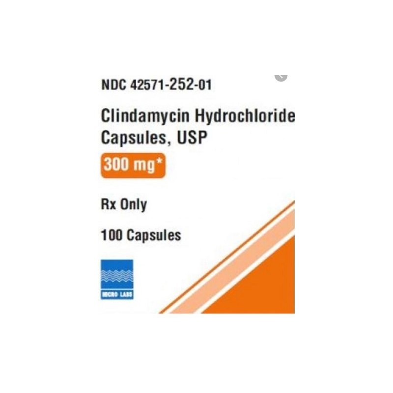 Clindamycin Caps 300mg 100ct   Micro Labs Label