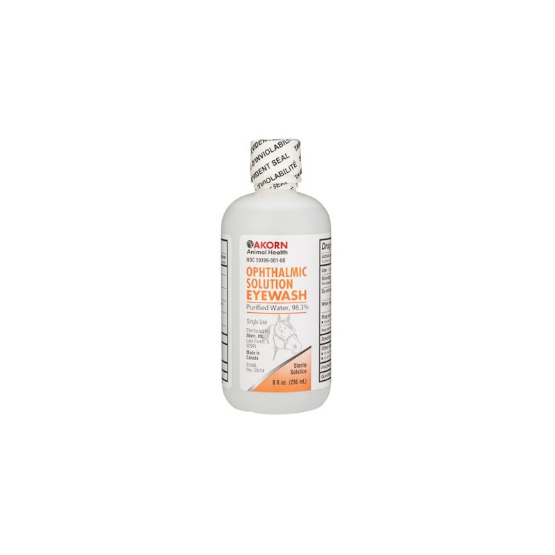 Eye Irrigation Solution with Boric Acid 8oz Akorn