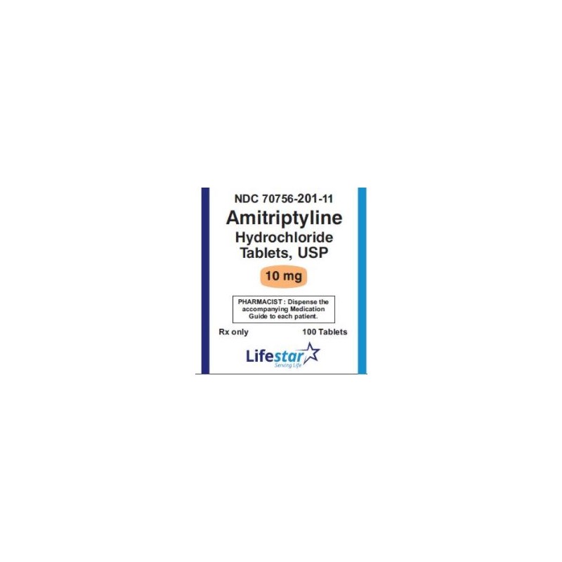 Amitriptyline Tabs 10mg 100ct