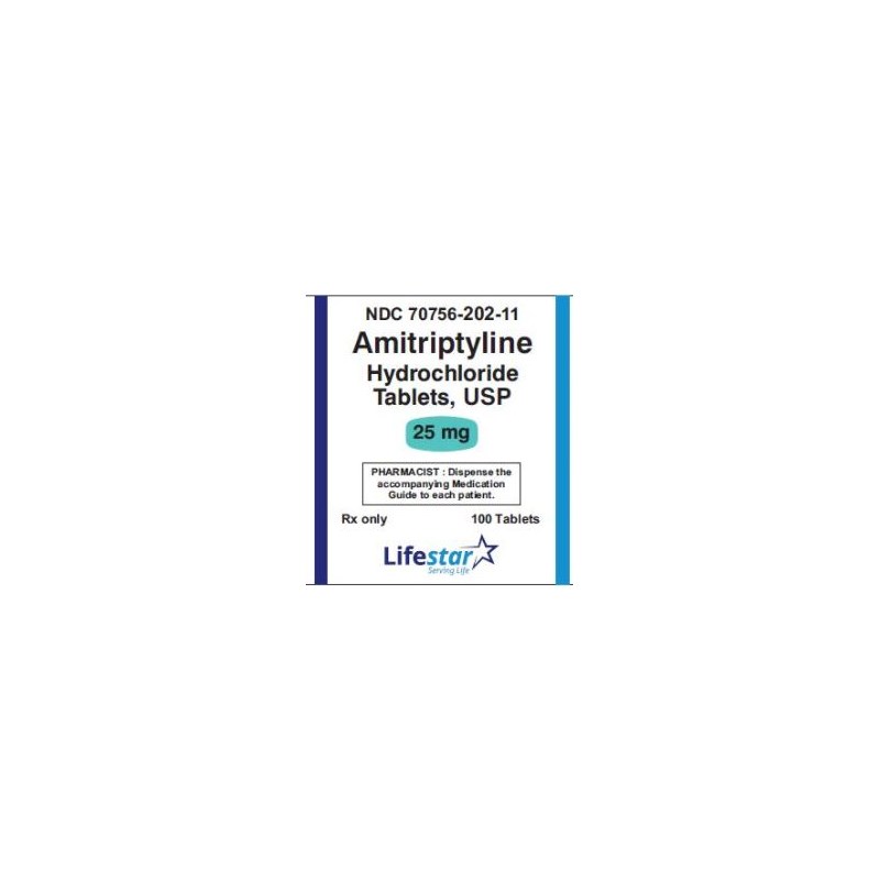 Amitriptyline Tabs 25mg 100ct