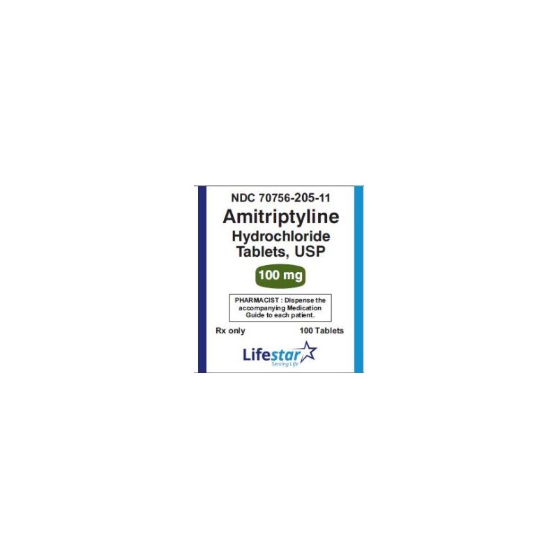 Amitriptyline Tabs 100mg 100ct Lifestar Pharma