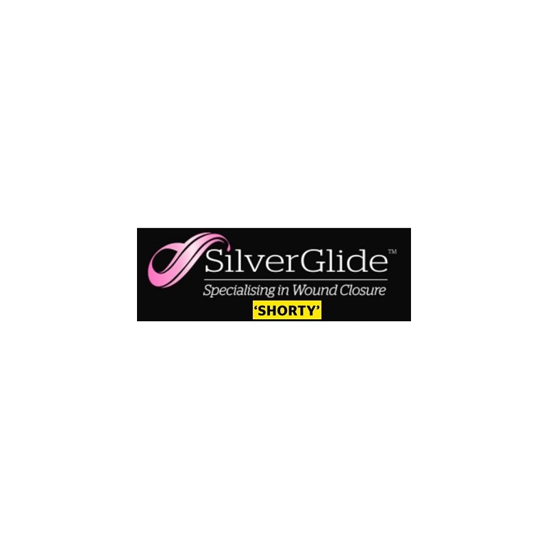 Suture 2/0  Polyvinyledene Fluoride Shorty 18&quot; Yellow (FS-1) 25mm 3/8&quot; Circle Reverse Cutting  36ct