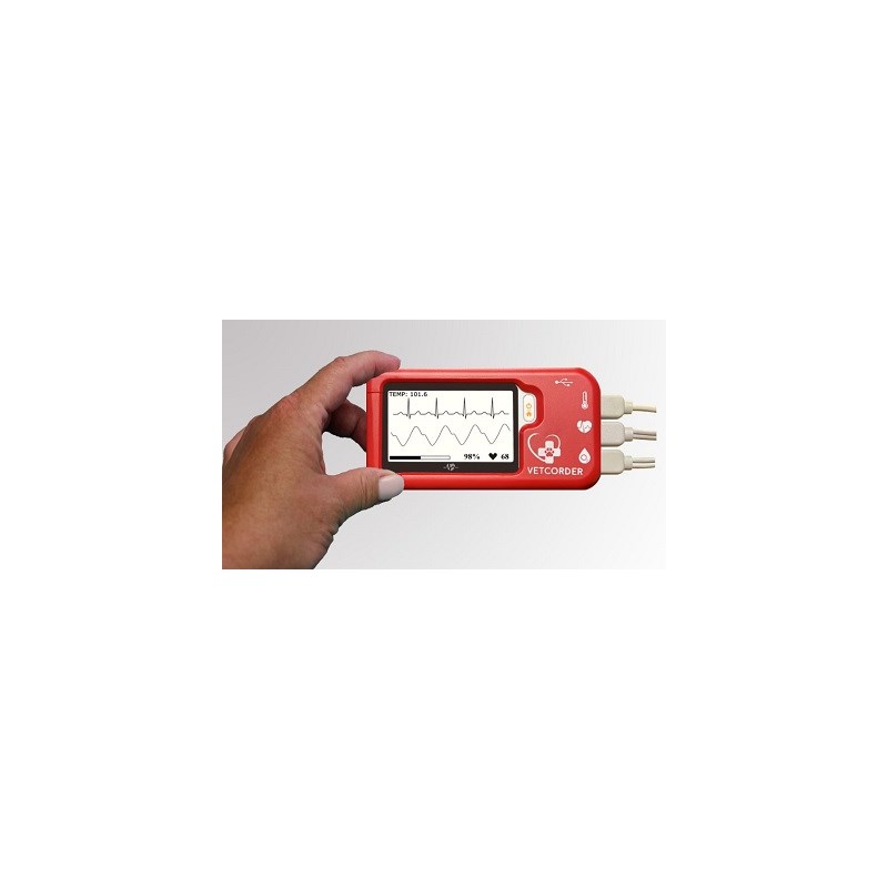 Vetcorder Pro ECG &amp; Spo2 48561 Includes Temp Cable Bundle