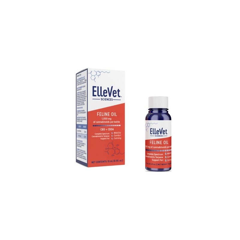 Ellevet CBD Mobility Oil Feline 50mg/ml 15ml