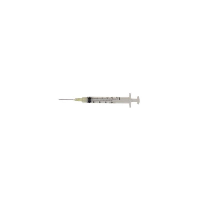 Exel Syringe 3cc with 20g x 1 Luer Lock   100/bx