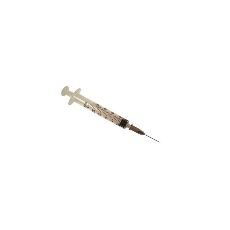 Exel Syringe 3cc with 22g x 1 Luer Slip   100/bx