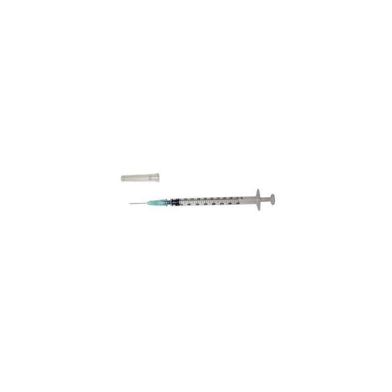 Exel TB (1cc) Syringe with 25g x 5/8 Luer Slip Low Dead Space 100/bx