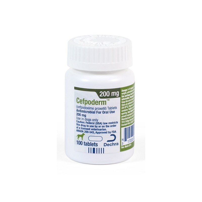 Cefpoderm Tabs 200mg 100ct