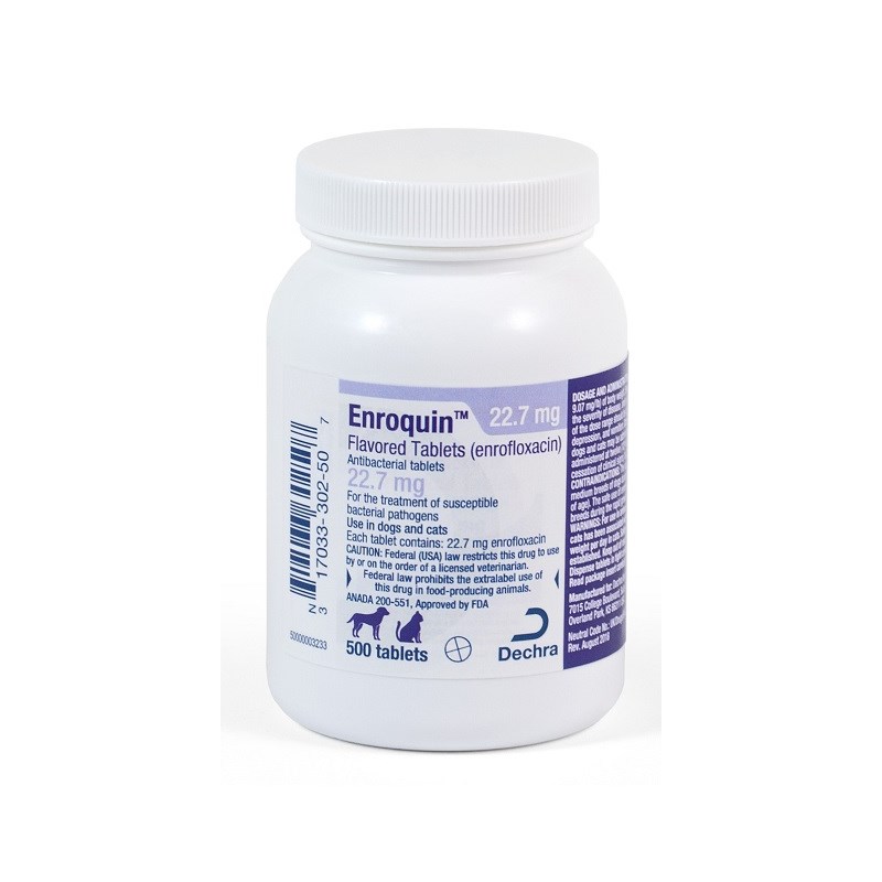 Enroquin Flavortabs 22.7mg  500ct Enrofloxacin