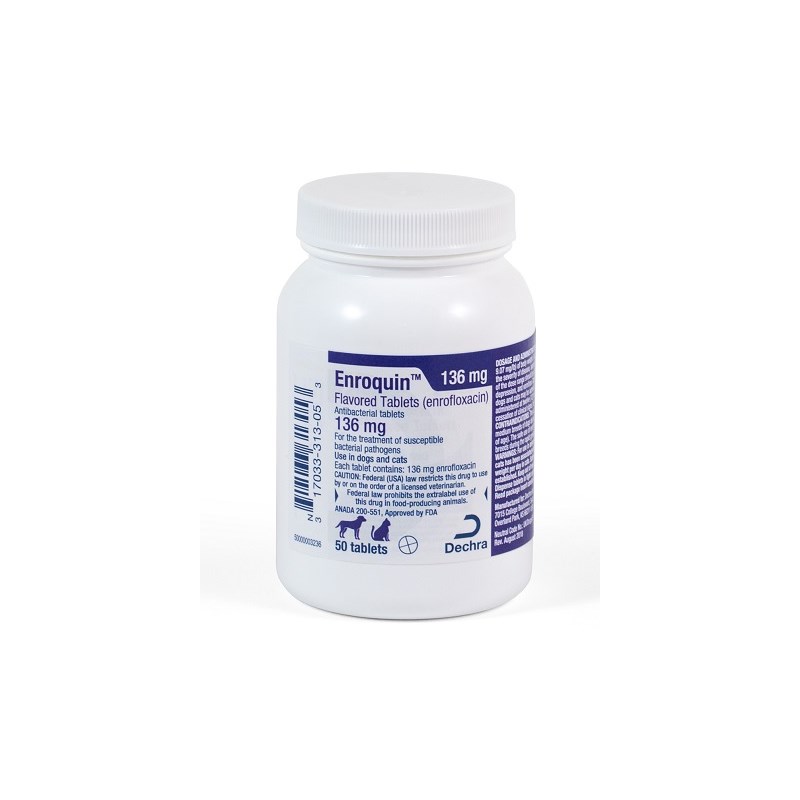 Enroquin Flavortabs 136mg 50ct