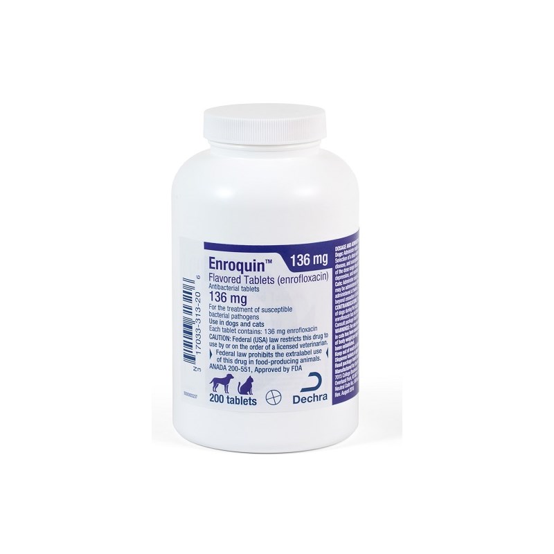 Enroquin Flavortabs 136mg 200ct