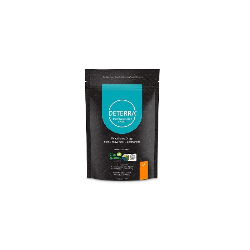 Deterra LP Large Pouch (Deactivates 90 Pills or 12oz Liquid or 12 Patches)