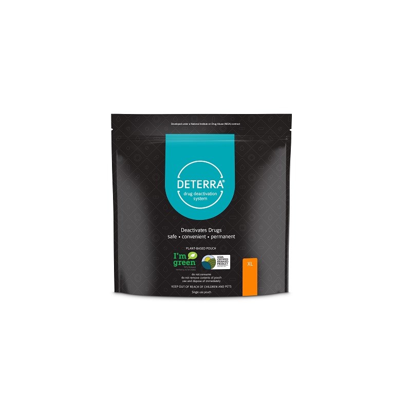 Deterra XL Pouch  (Deactivates 450 Pills or 60oz Liquid or 60 Patches)