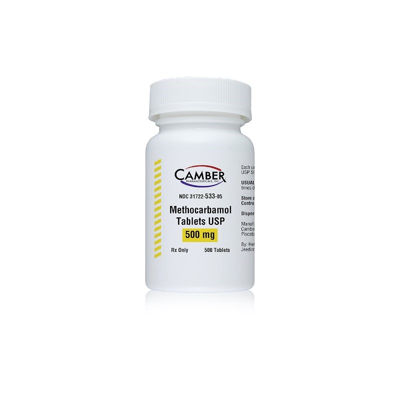 Methocarbamol Tabs 500mg 500ct Camber Label