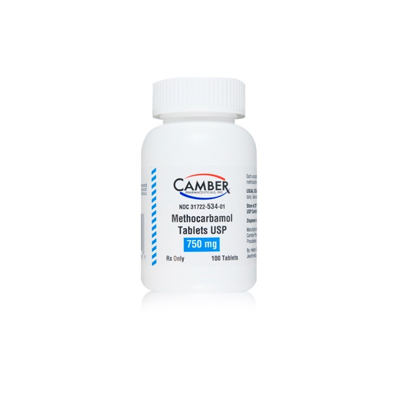 Methocarbamol Tabs 750mg 100ct Camber Label