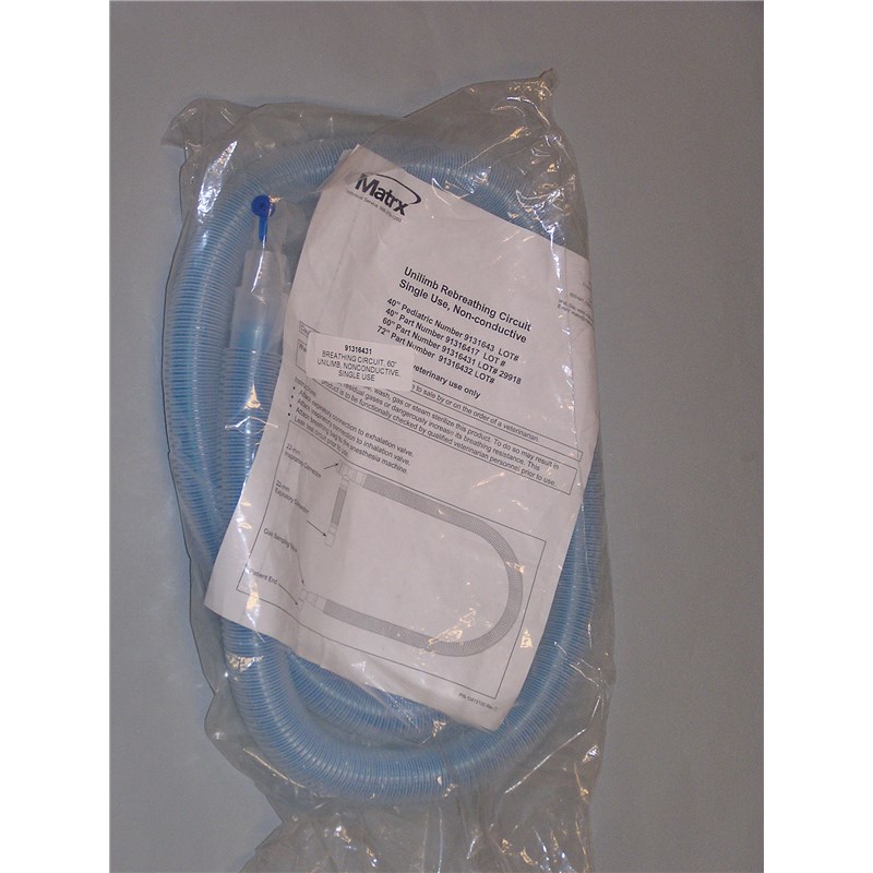 Breathing Circuit 60&quot; F Type Universal Unilimb Adult