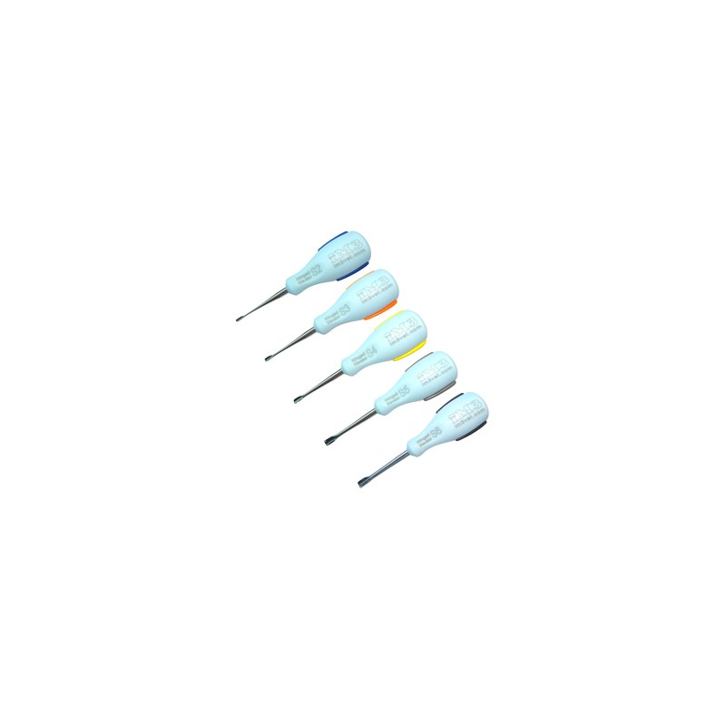 iM3 Ergo Winged Elevator Set Sml 5 2mm-6mm Plastic Handle Small Wes5S