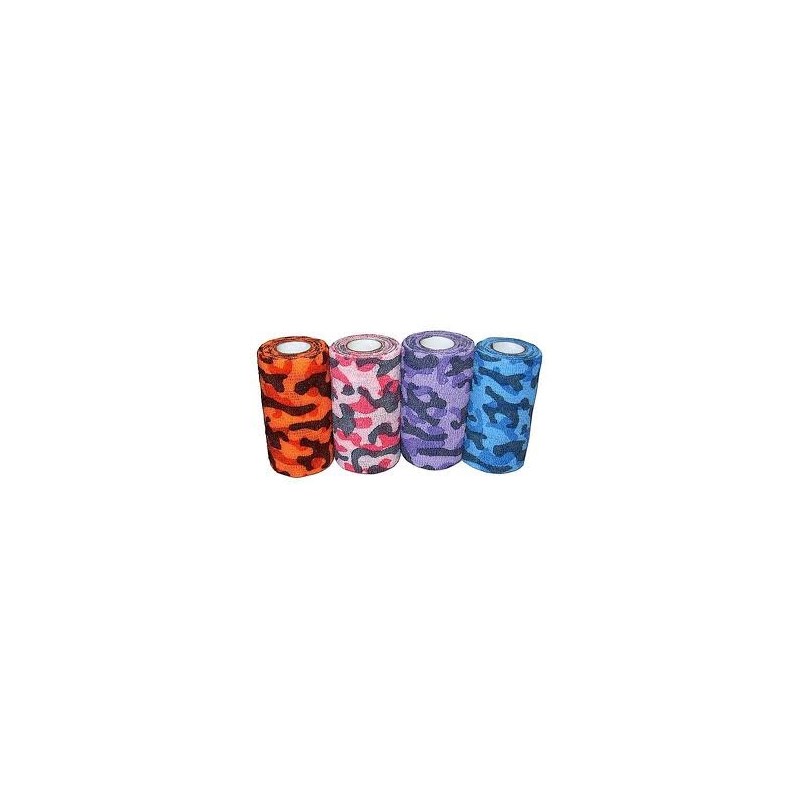 Petflex Bandage Tape 4&quot; Camouflage Pack 18ct