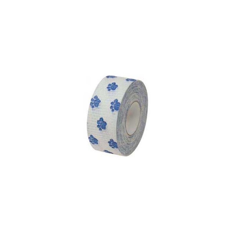 Andover Pawtape 1/2&quot; x 10yd Blue Paw Print  24 rolls/bx