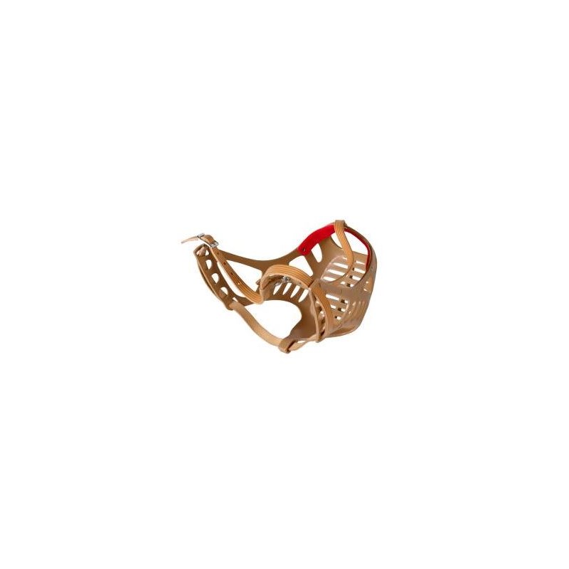 Buster Plastic Muzzle Boxer Size 5 Tan   272312