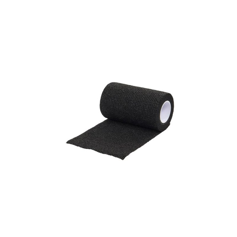 Vet Flex 4&quot; Black 10 rolls/bx