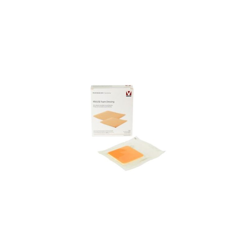 Kruuse Foam Dressing Sterile 4&quot; x 4&quot;  10/pk
