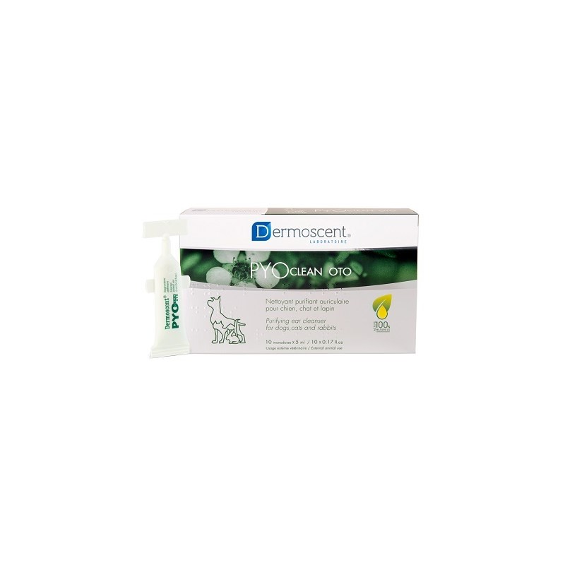 Dermoscent Pyoclean Otic 10 pipettes x 5ml (for Dogs, Cats, and Rabbits)
