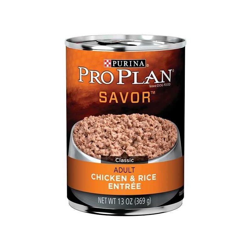 Purina Pro Plan Adult Dog Chicken And Rice 13oz Can