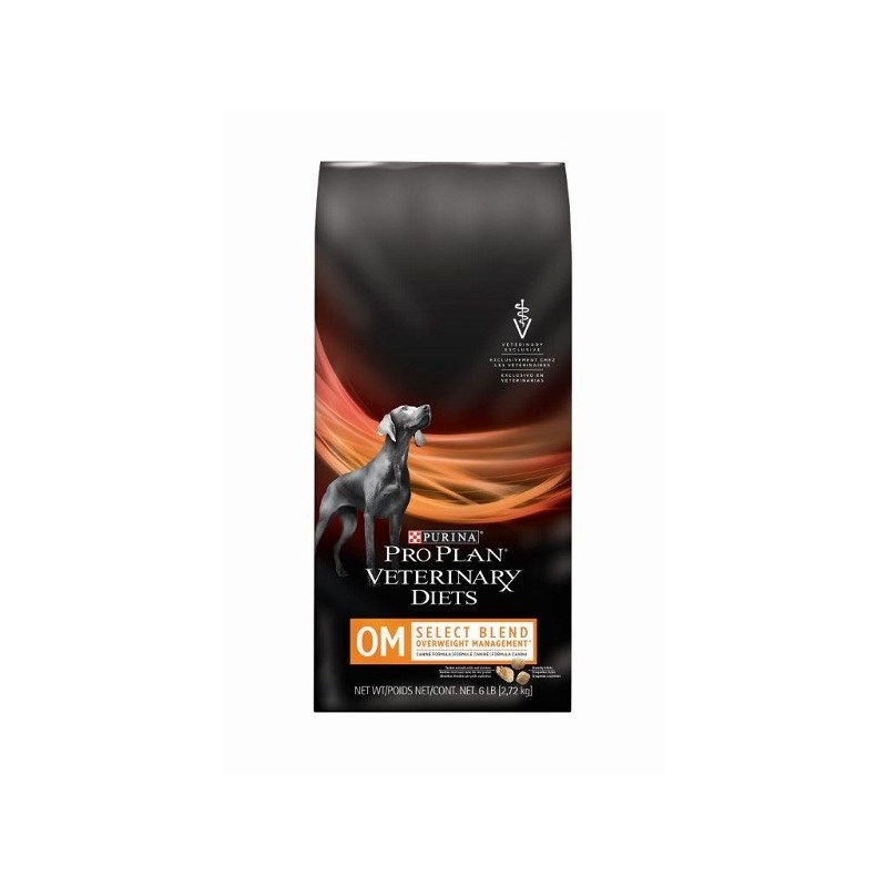 Purina Vet Diet Dog OM Overweight Management Select Blend 18Lb