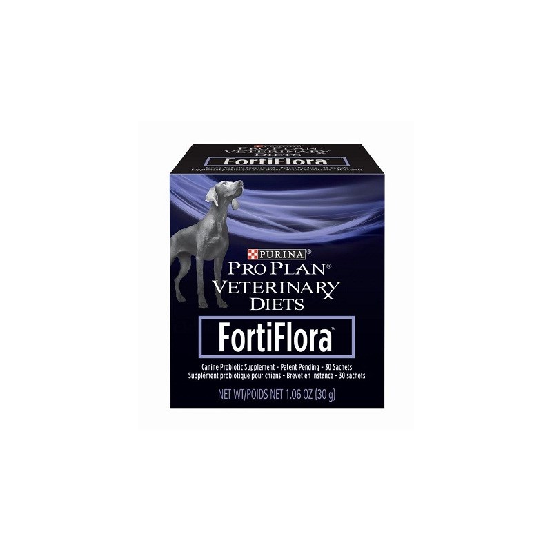 Purina Vet Diet Fortiflora Probiotic Supplement Dog 1oz (6 boxes--each box contains 30) 180 sachets