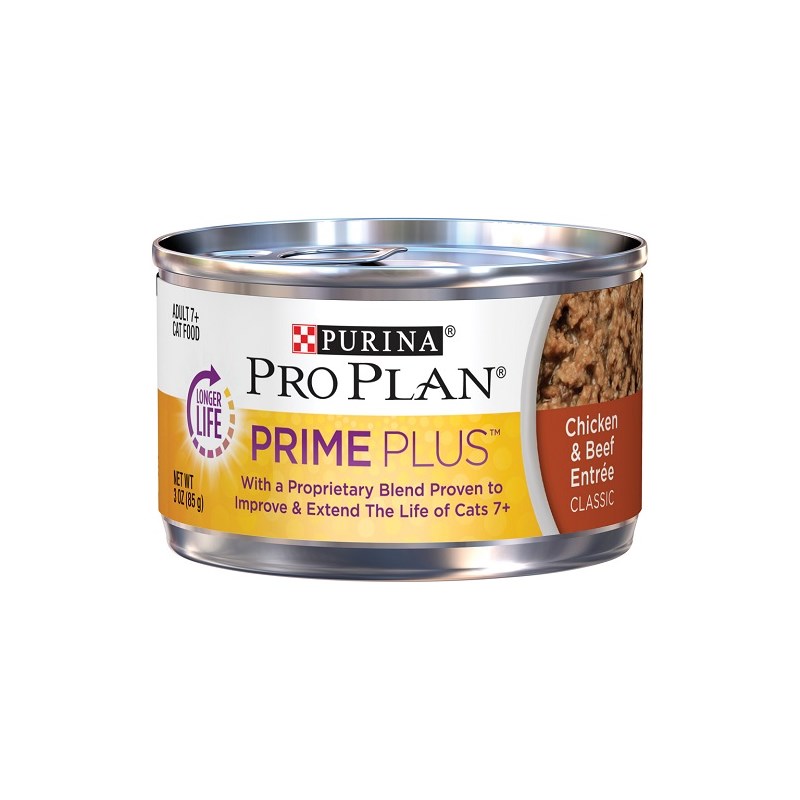 Purina Pro Plan Cat Primeplus 7+ Chicken And Beef 3oz