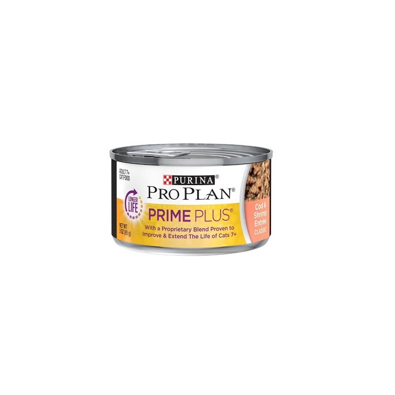 Purina Pro Plan Prime Plus Cat 7+ Classic Cod 3oz   24/case
