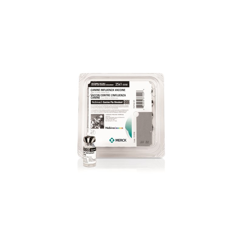 Nobivac Canine Flu Bivalent 25 x 1ds