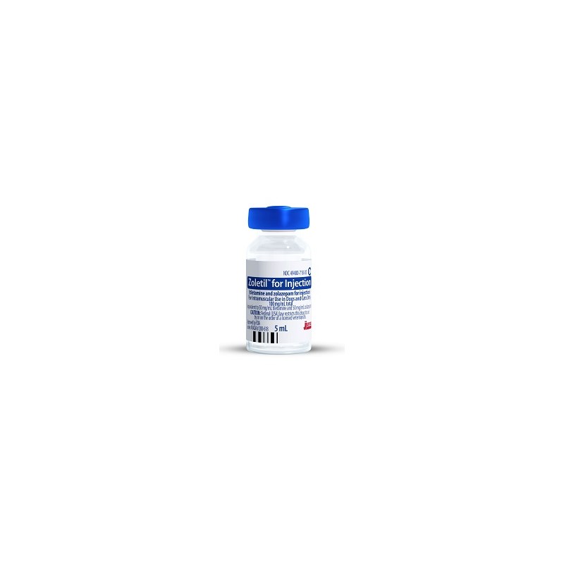 Zoletil Injection 100mg/ml 5ml C3N  (14 day shelf life once reconstituted)