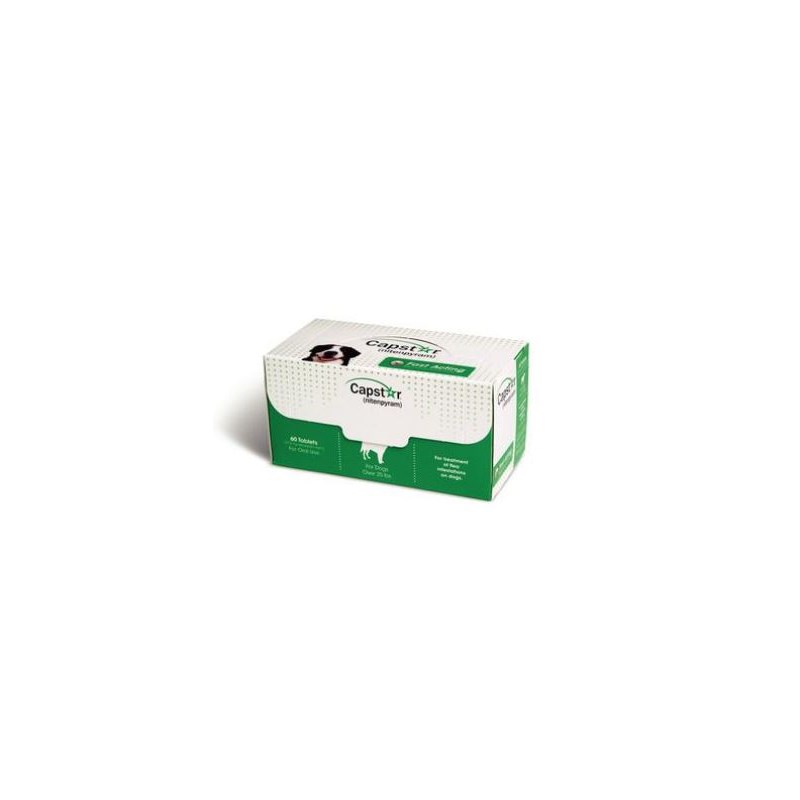 Capstar Tab Green 25lb+ 6ds x 10 cards Bulk Pack