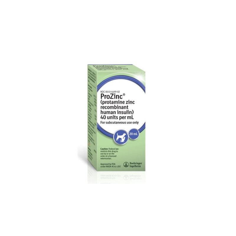 Prozinc Insulin U-40 20ml Dog and Cat