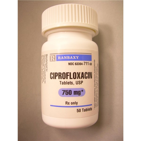 Ciprofloxacin Tabs 750mg 50ct