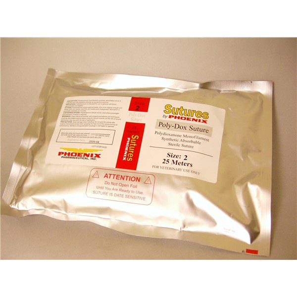 Suture 2 Poly-Dox Cassette 25M