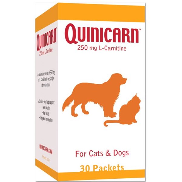 Quinicarn Powder 250mg 30Pk Chicken Flavored