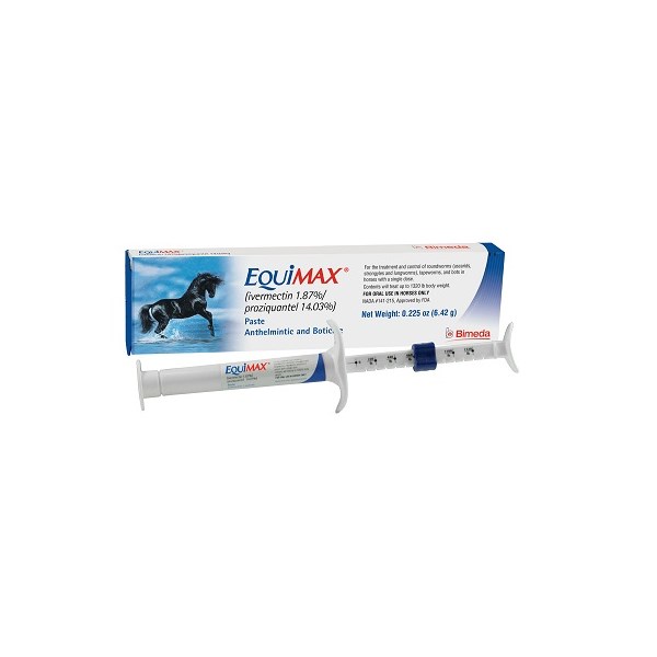 Equimax Paste 6.42G (1.87% Ivermectin/14.03% Praziquantel)