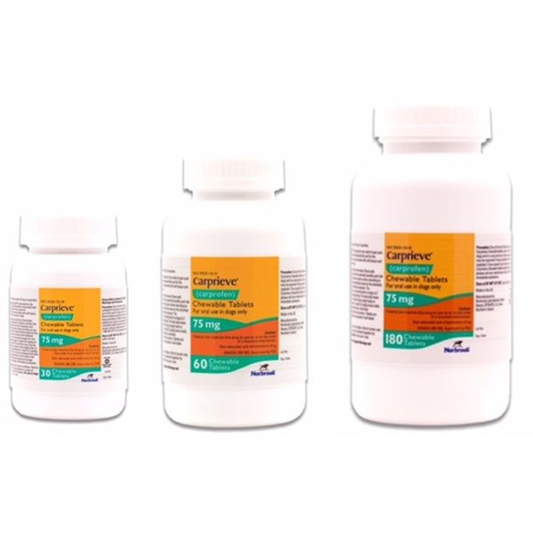 Carprieve Chew Tab 75mg 180ct
