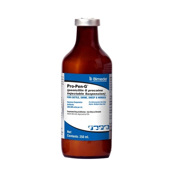 Pro-Pen-G Penicillin G Procaine Injection 250ml