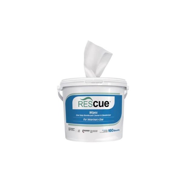 Rescue Wipes JUMBO 11&quot; x 12&quot;  Bucket 160ct