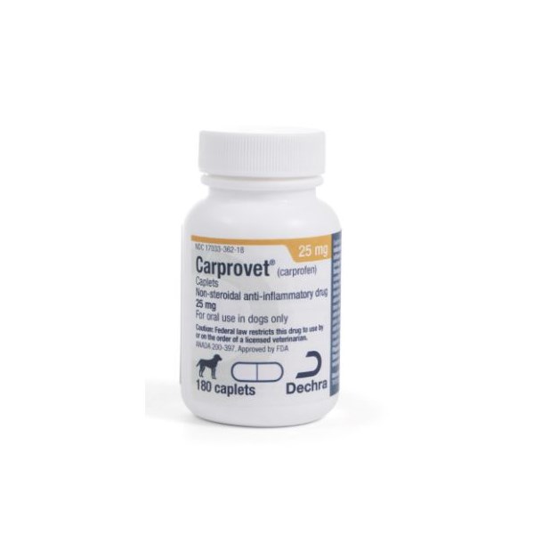 Carprovet Caplets 25mg 180ct