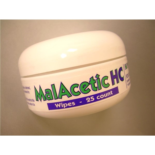 Malacetic Wet Wipes With Hydrocortisone  25ct