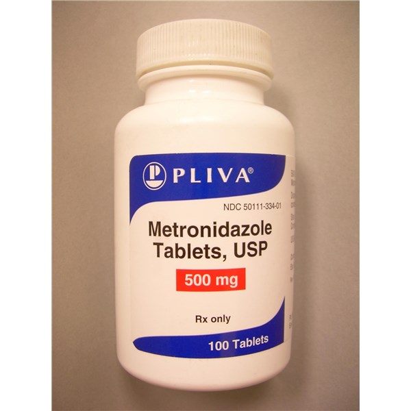 Metronidazole Tabs 500mg 100ct Unichem Label