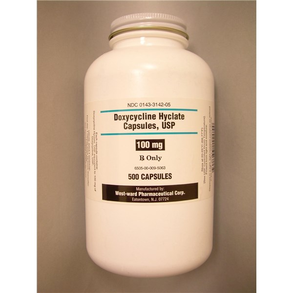 Doxycycline Caps 100mg 500ct