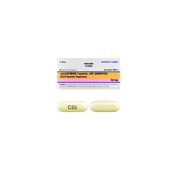 Cyclosporine Caps Modified 50mg 30ct